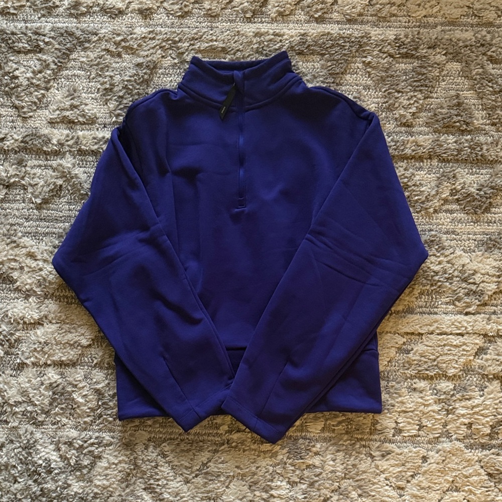 Athleta Purple Quarter-Zip Top